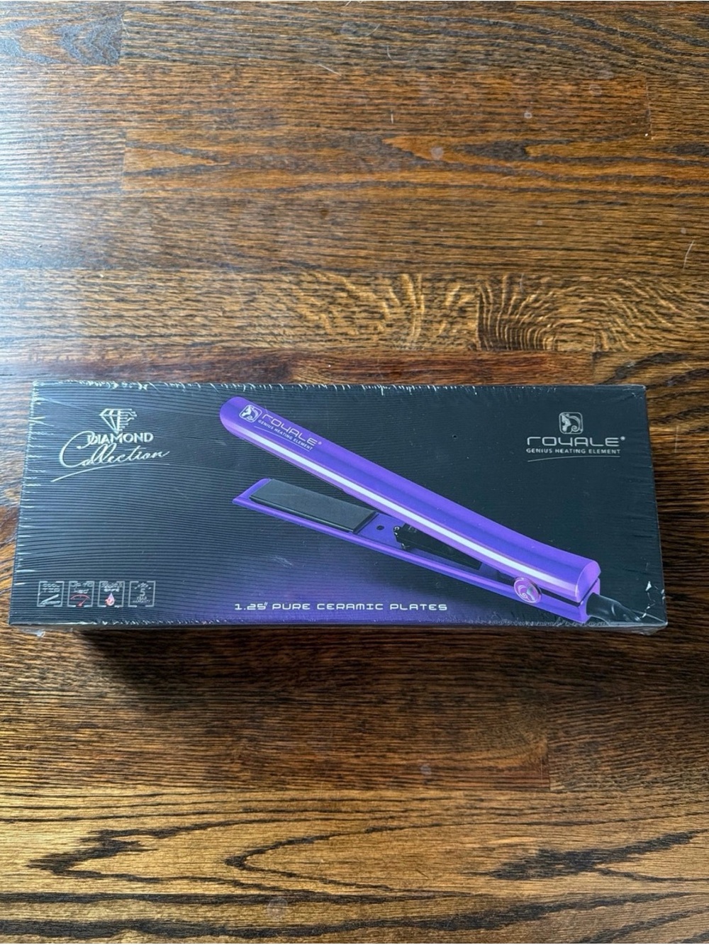 Royale Purple Ceramic Hair Flat Iron - 1.25"